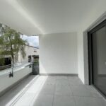 geschützter Balkon